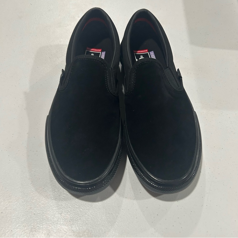 VANS Slip-On Black/black  Men's Size 8 Skate Shoes New